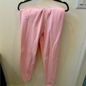 Skims cotton fleece classic jogger cherry blossom size XXS
